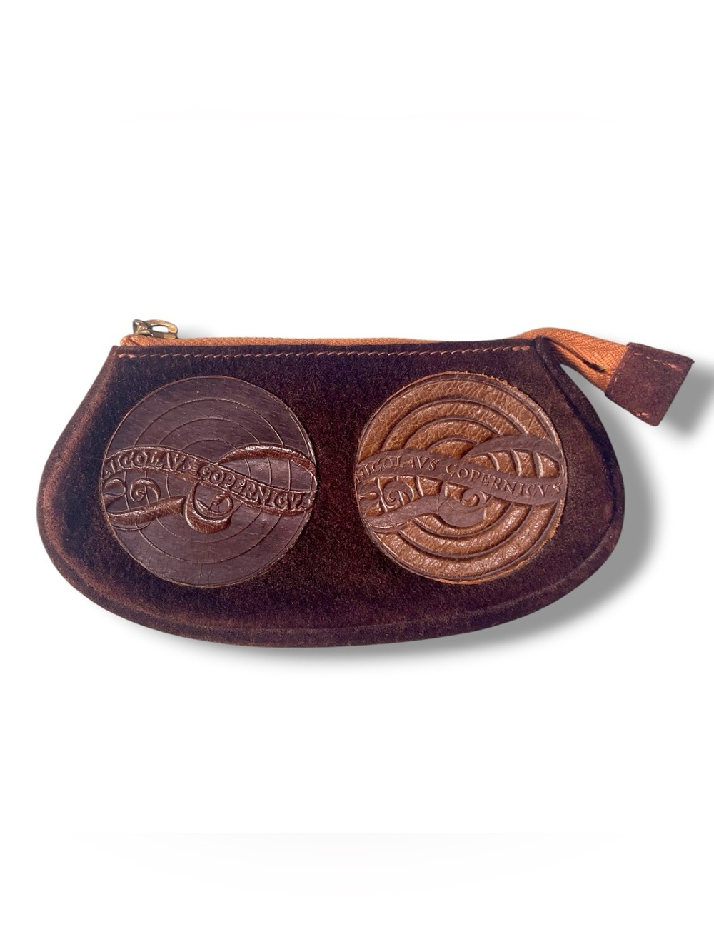 RARE Nicolaus Copernicus Themed Vintage Leather Change Purse Wallet Handmade